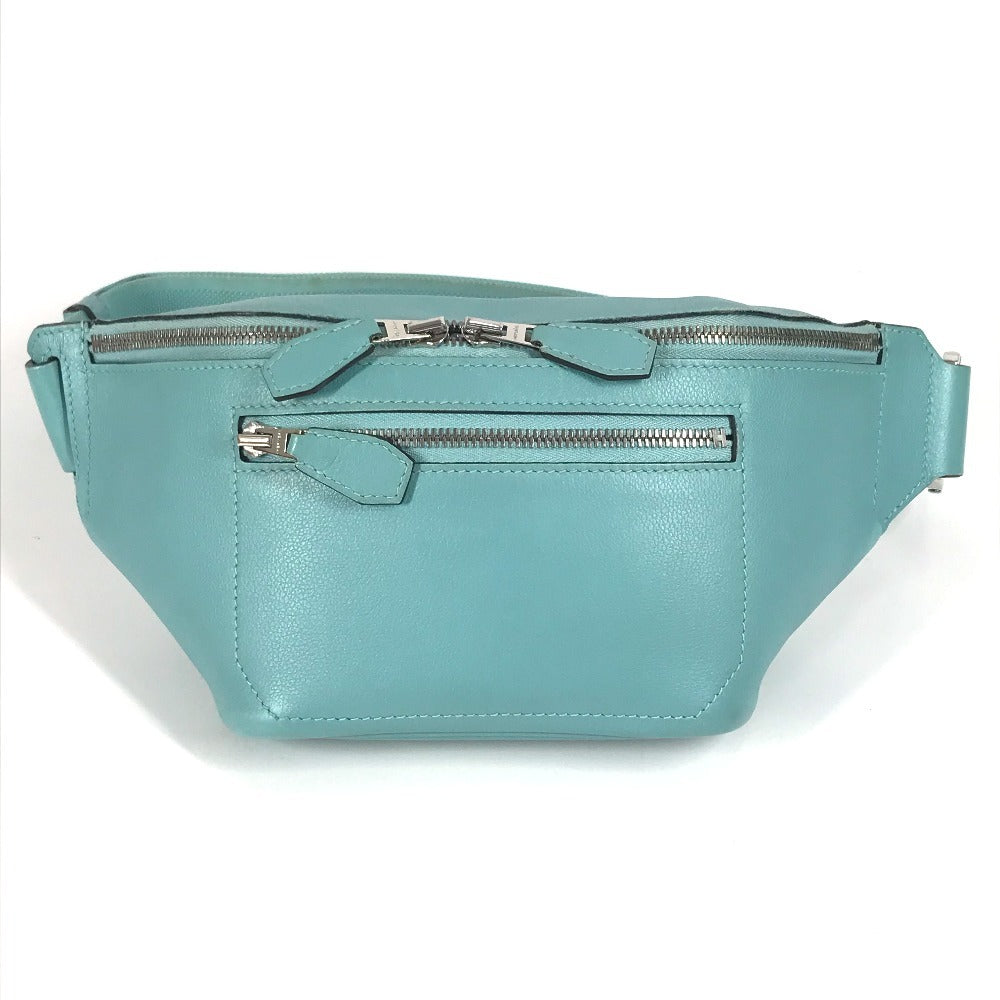 HERMES ショルダーバッグ シティスライドクロスPM ウエストバッグ カバン ベルトバッグ クロス ボディバッグ エバーカラー メンズ ブルーアトール ブルー