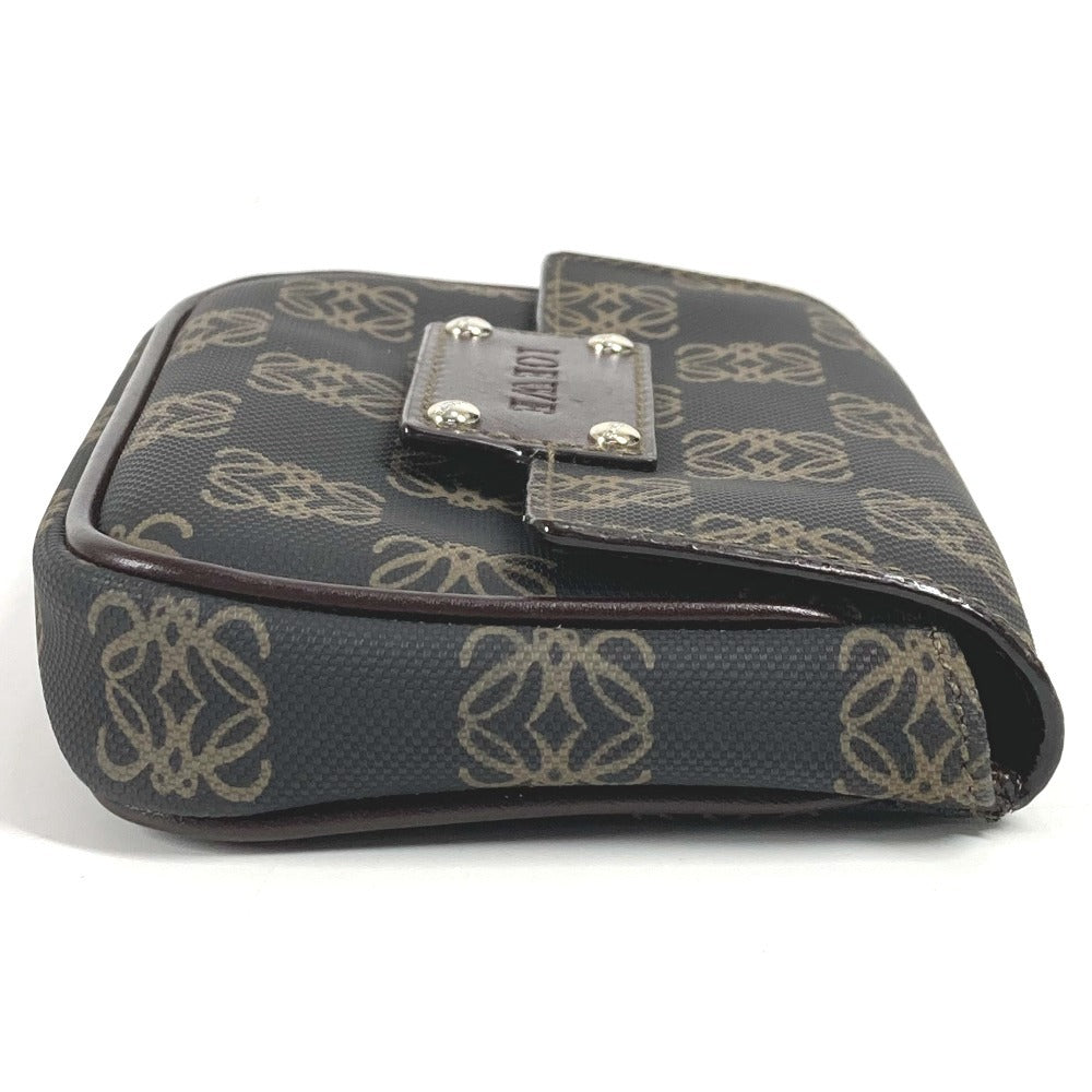 LOEWE Bum Bag, Body Bag with Anagram Logo, Pouch Only, Waist Bag, Belt Bag, Crossbody Pouch, PVC/Leather, Unisex, Brown