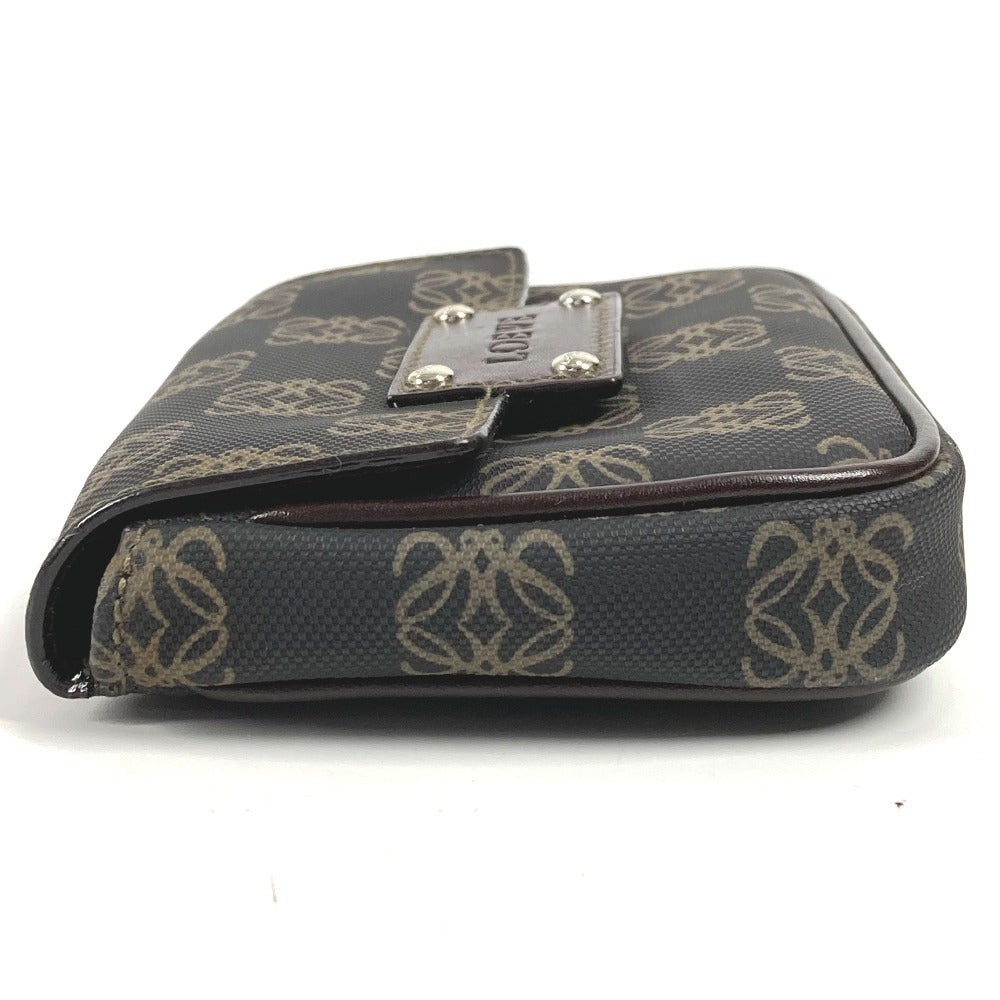 LOEWE Bum Bag, Body Bag with Anagram Logo, Pouch Only, Waist Bag, Belt Bag, Crossbody Pouch, PVC/Leather, Unisex, Brown
