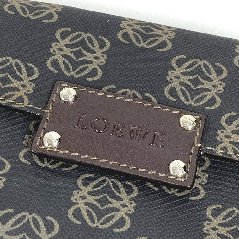 LOEWE Bum Bag, Body Bag with Anagram Logo, Pouch Only, Waist Bag, Belt Bag, Crossbody Pouch, PVC/Leather, Unisex, Brown