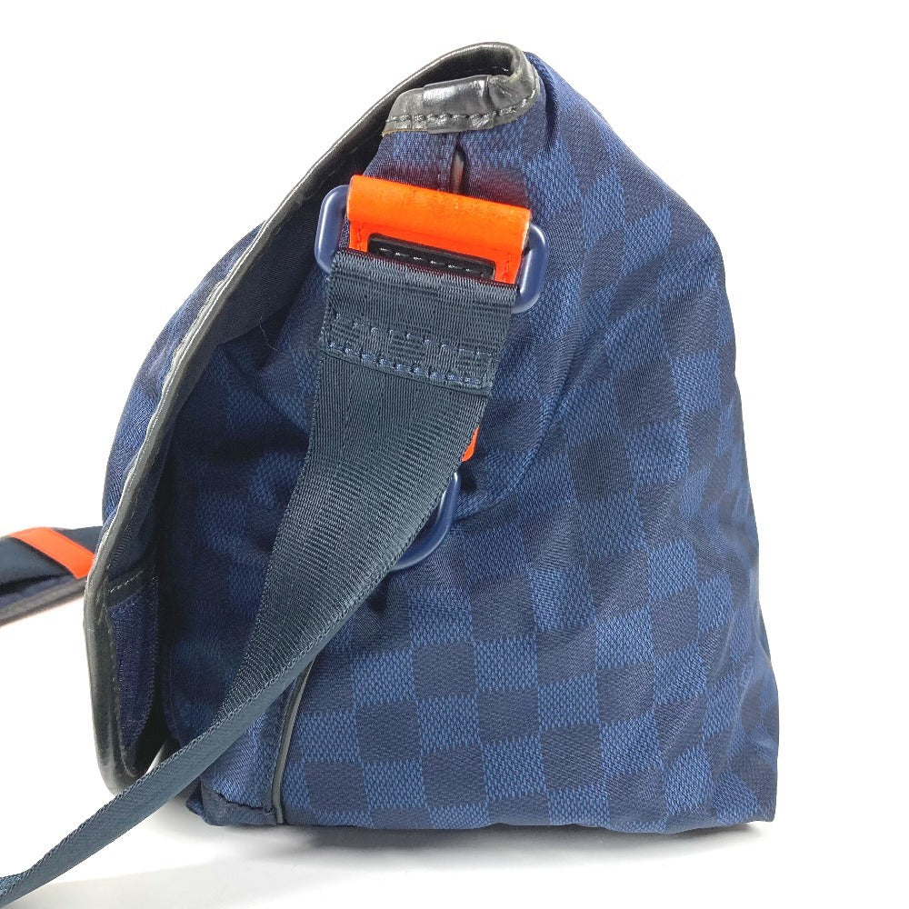 LOUIS VUITTON N41240 Damier Challenge Messenger Bag, Crossbody Bag, Shoulder Bag, Leather/Nylon, Unisex, Navy