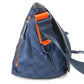 LOUIS VUITTON N41240 Damier Challenge Messenger Bag, Crossbody Bag, Shoulder Bag, Leather/Nylon, Unisex, Navy