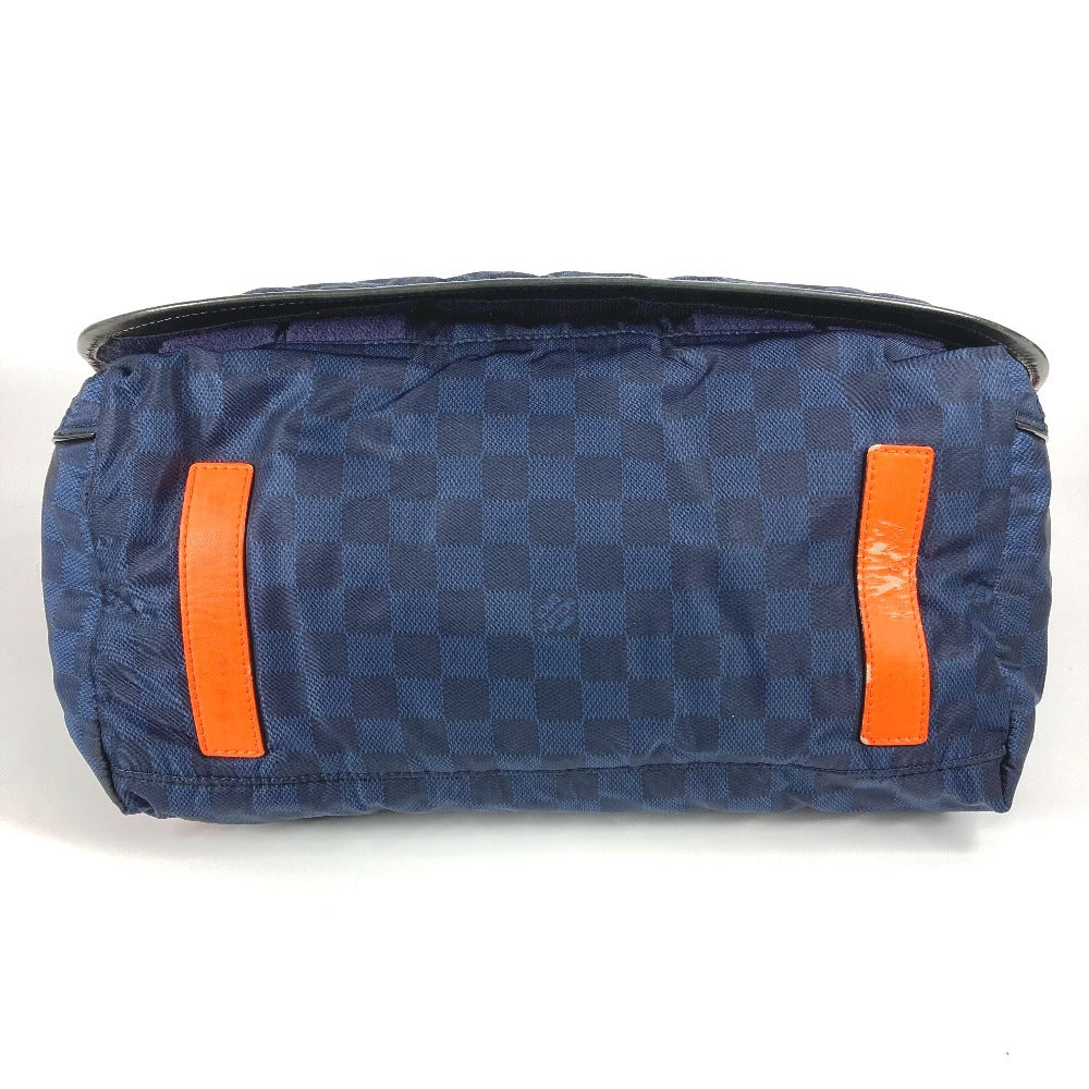 LOUIS VUITTON N41240 Damier Challenge Messenger Bag, Crossbody Bag, Shoulder Bag, Leather/Nylon, Unisex, Navy