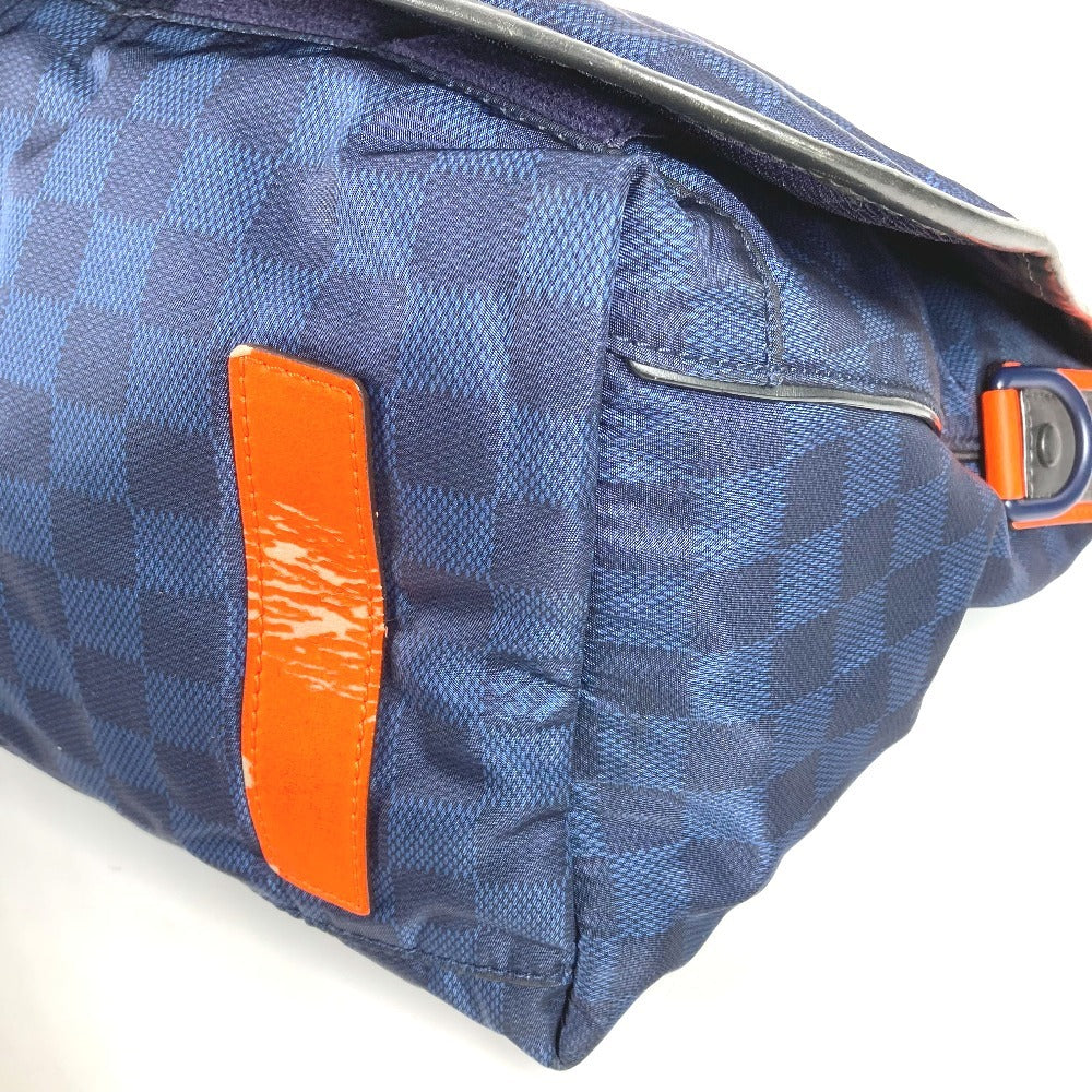 LOUIS VUITTON N41240 Damier Challenge Messenger Bag, Crossbody Bag, Shoulder Bag, Leather/Nylon, Unisex, Navy