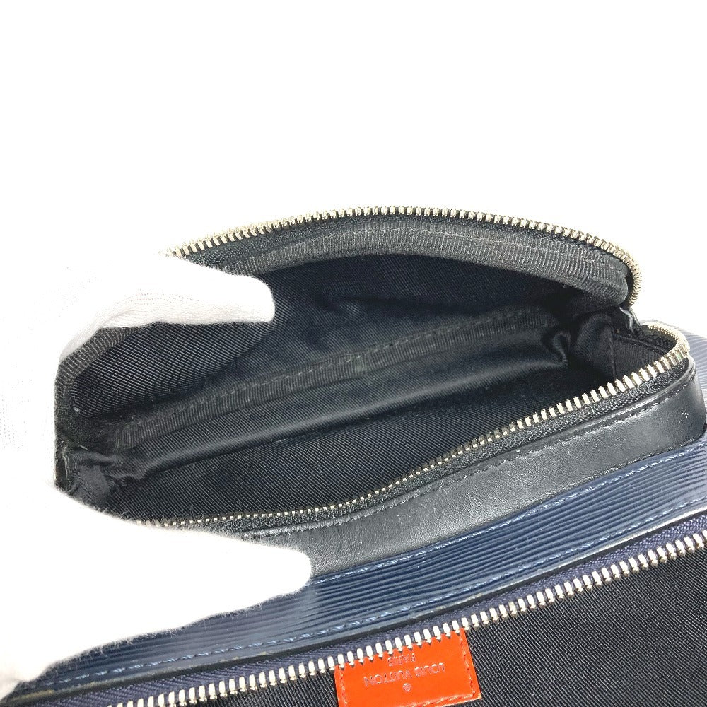 LOUIS VUITTON M51464 Damier Graphite Epi Bum Bag, Waist Bag, Belt Bag, Crossbody Bag, Damier Graphite Canvas, Unisex, Navy