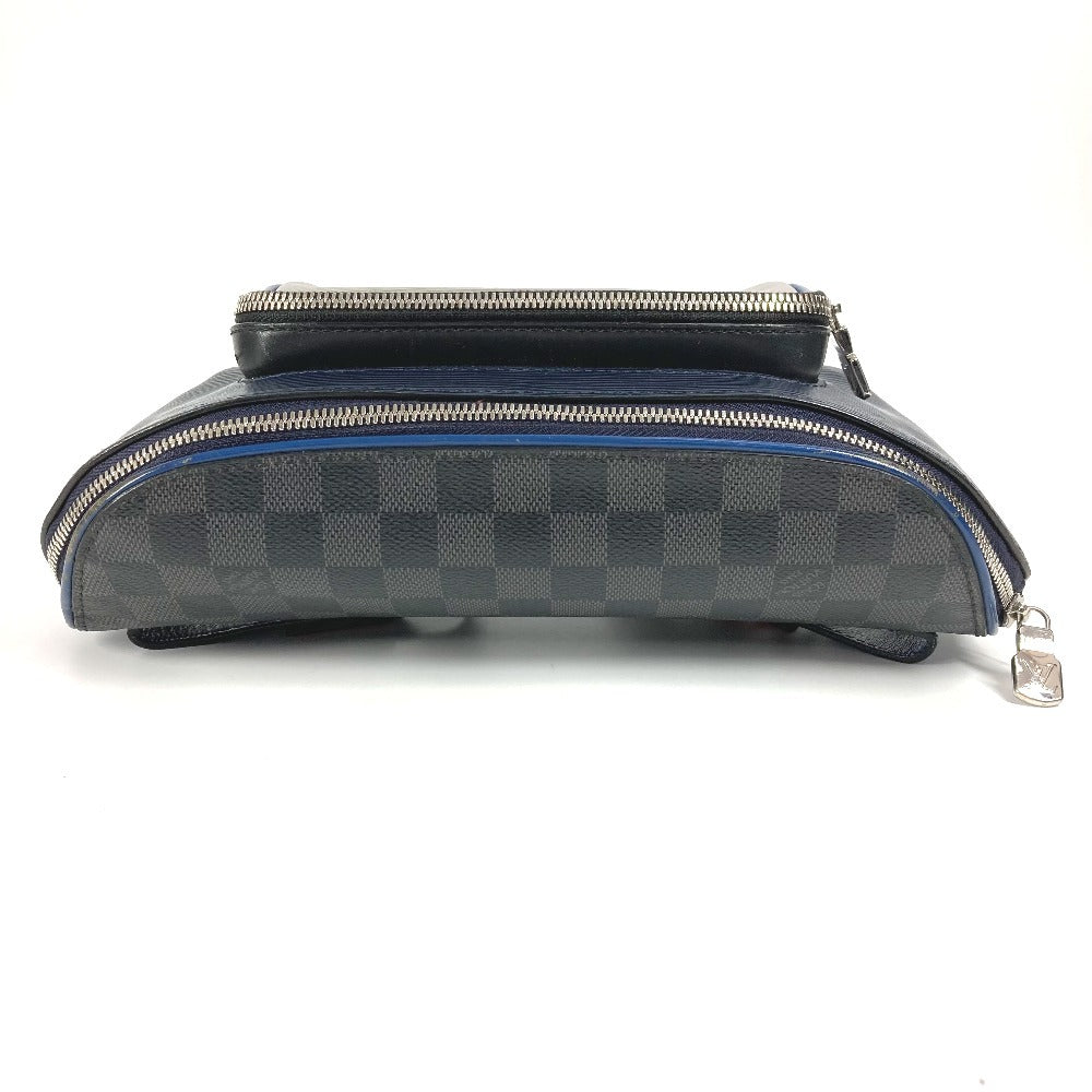LOUIS VUITTON M51464 Damier Graphite Epi Bum Bag, Waist Bag, Belt Bag, Crossbody Bag, Damier Graphite Canvas, Unisex, Navy