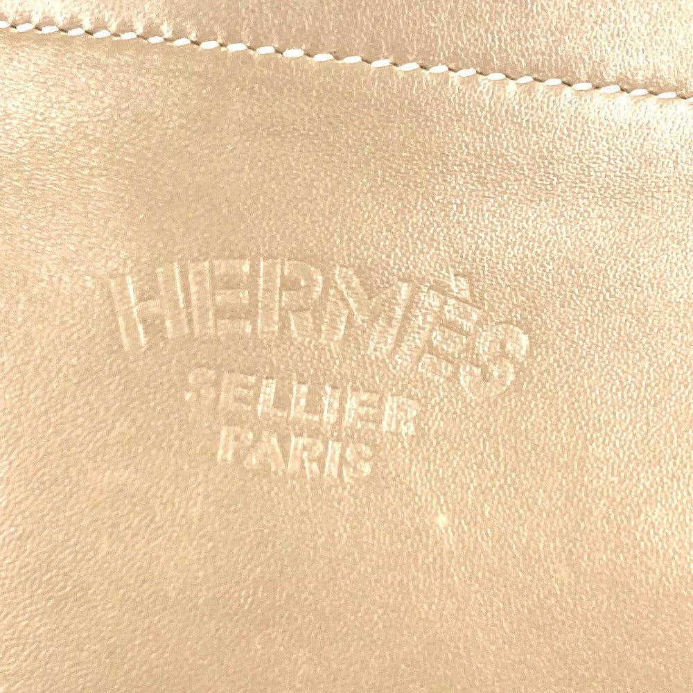 HERMES Sac Aline Mini Pochette, Crossbody Shoulder Bag, Unisex Leather, Etoupe Gray