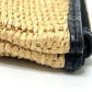 FENDI 8N0149 Straw Logo Bag Pouch Clutch Bag Raffia Unisex Beige