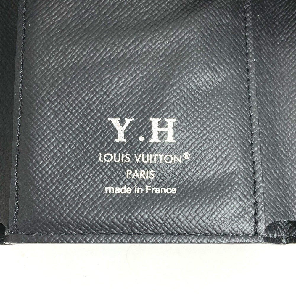 LOUIS VUITTON M12598 Monogram Eclipse Victor Wallet, Compact Trifold Wallet, Monogram Eclipse Canvas, Unisex, Black