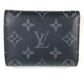 LOUIS VUITTON M12598 Monogram Eclipse Victor Wallet, Compact Trifold Wallet, Monogram Eclipse Canvas, Unisex, Black