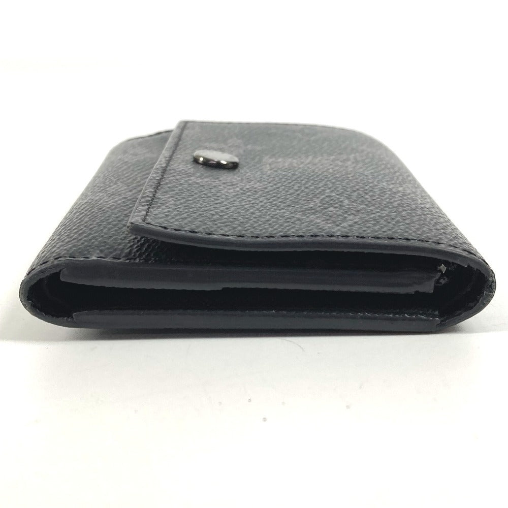 LOUIS VUITTON M12598 Monogram Eclipse Victor Wallet, Compact Trifold Wallet, Monogram Eclipse Canvas, Unisex, Black