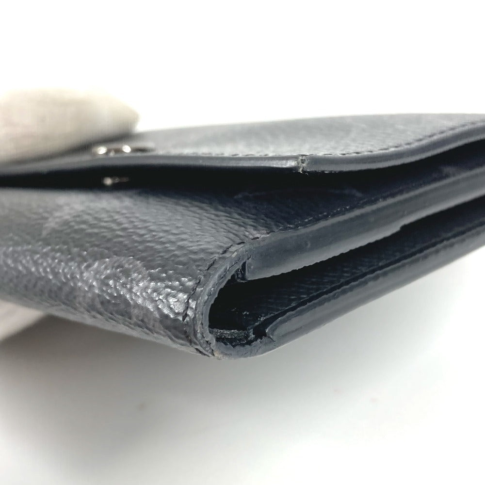 LOUIS VUITTON M12598 Monogram Eclipse Victor Wallet, Compact Trifold Wallet, Monogram Eclipse Canvas, Unisex, Black