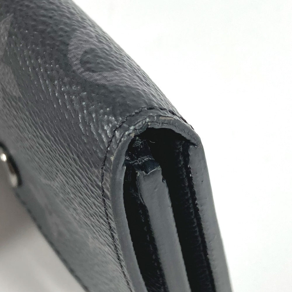 LOUIS VUITTON M12598 Monogram Eclipse Victor Wallet, Compact Trifold Wallet, Monogram Eclipse Canvas, Unisex, Black