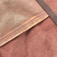 HERMES Half Leather Foule MM Tote Bag, Canvas/Leather Handbag, Unisex, Wine Red