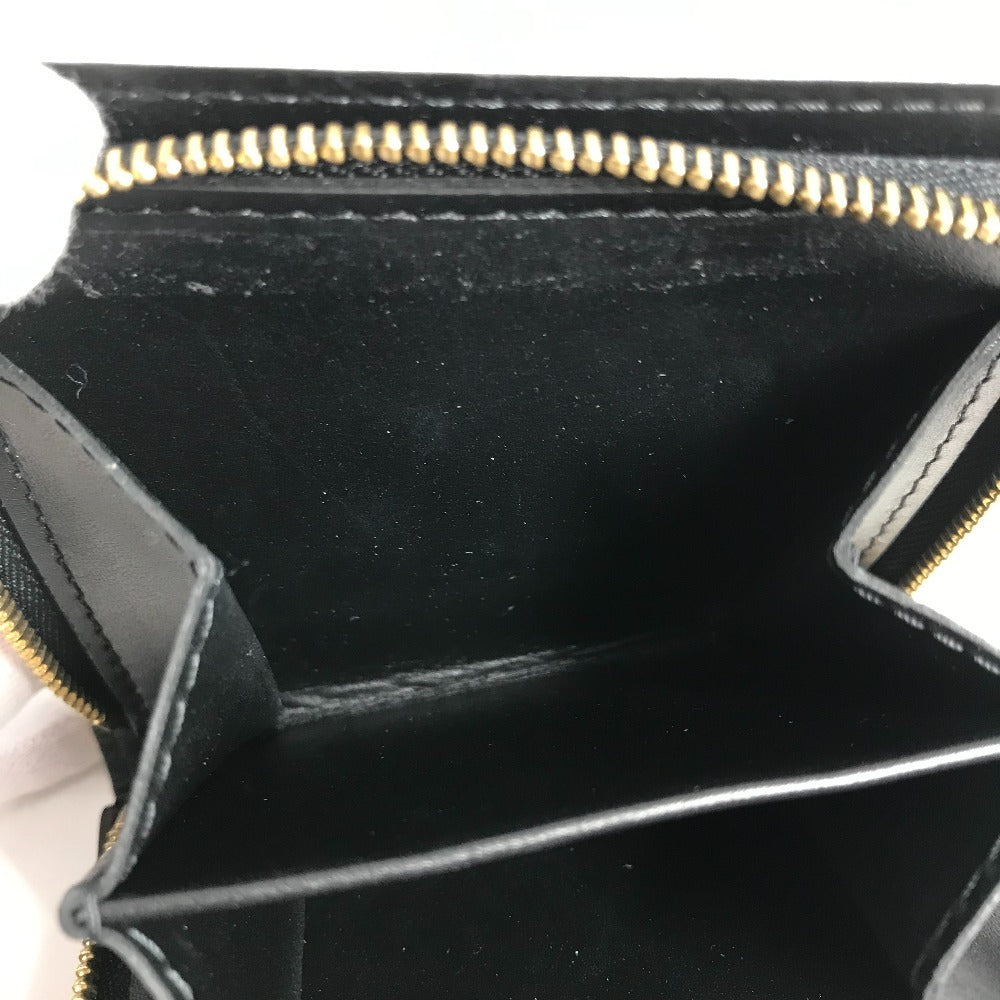 LOUIS VUITTON M91828 スハリ コンパクトジップ 2つ折り財布 スハリレザー ユニセックス ノワール ブラック