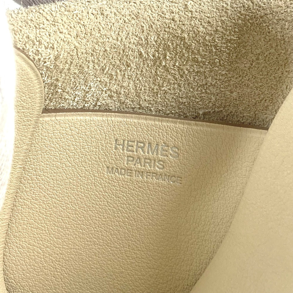 HERMES ヴィルヴォルト24 ヴィルヴォルト 24 カバン 肩掛け トートバッグ ショルダーバッグ レザー ユニセックス アイボリー系
