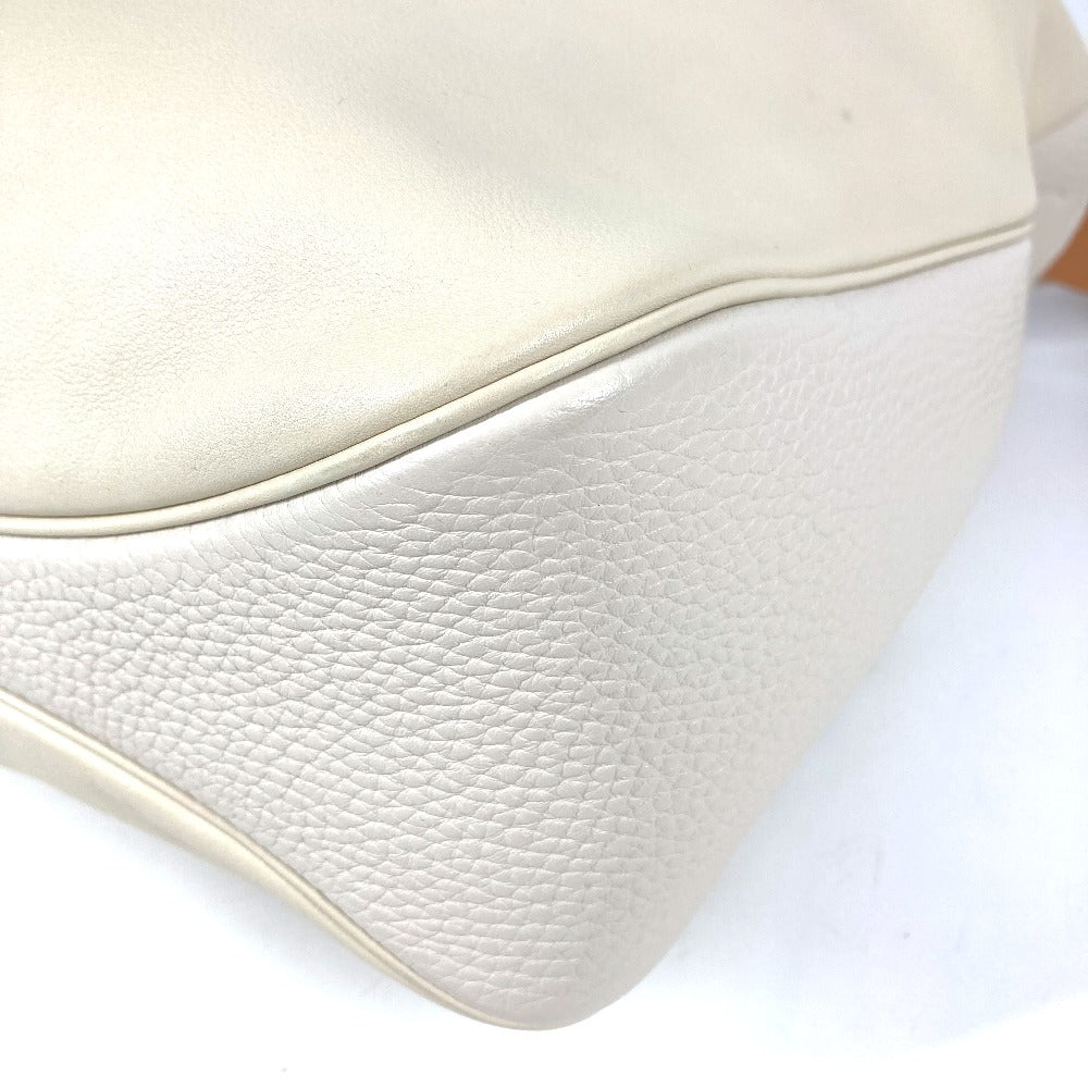 HERMES ヴィルヴォルト24 ヴィルヴォルト 24 カバン 肩掛け トートバッグ ショルダーバッグ レザー ユニセックス アイボリー系