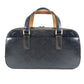 LOUIS VUITTON M55175 Monogram Matte Shelton Mini Boston Bag, Monogram Matte Leather, Navy