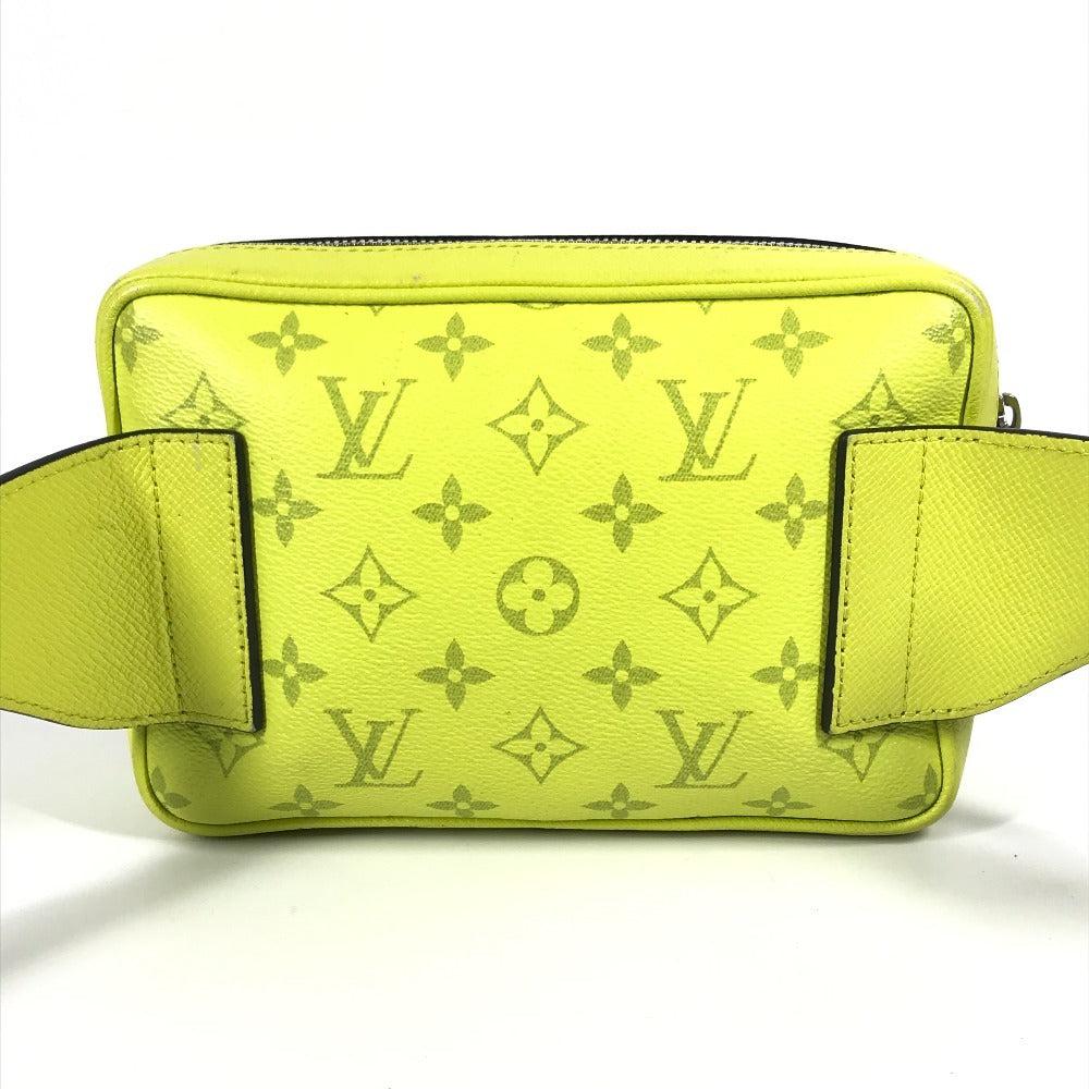 LOUIS VUITTON M30239 Taiga Leather Outdoor Messenger PM Crossbody Bag, Taiga Leather, Unisex, Yellow