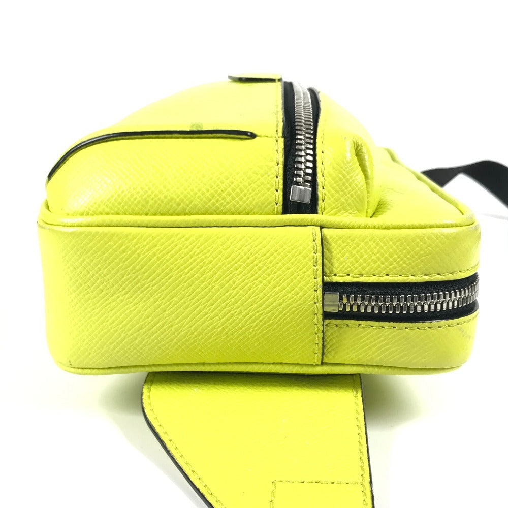 LOUIS VUITTON M30239 Taiga Leather Outdoor Messenger PM Crossbody Bag, Taiga Leather, Unisex, Yellow