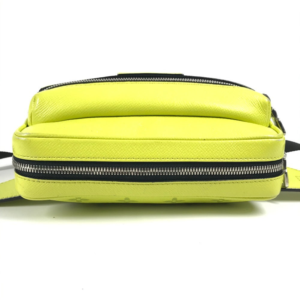 LOUIS VUITTON M30239 Taiga Leather Outdoor Messenger PM Crossbody Bag, Taiga Leather, Unisex, Yellow