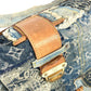 LOUIS VUITTON M95374 Monogram Denim Patchwork Posty Bag, Flap Messenger Bag, Shoulder Bag, Unisex, Blue