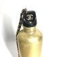 CHANEL AS1324 Water Bottle CC with Coco Mark Logo and Chain Case, Crossbody Bag, Interior Water Bottle, Shoulder Bag, Leather, Women's, Black