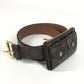 LOUIS VUITTON M9836S モノグラム サンチュール ポシェット デュオ ベルト付き ベルトバッグ ウエストポーチ ボディバッグ ウエストバッグ モノグラムキャンバス ユニセックス ブラウン