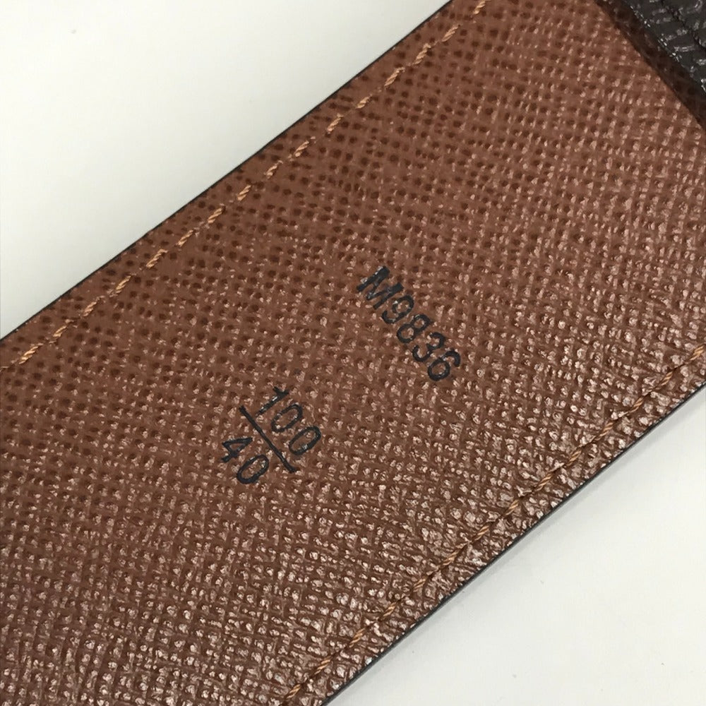 LOUIS VUITTON M9836S モノグラム サンチュール ポシェット デュオ ベルト付き ベルトバッグ ウエストポーチ ボディバッグ ウエストバッグ モノグラムキャンバス ユニセックス ブラウン