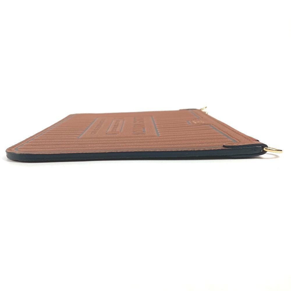 LOUIS VUITTON M12061 Monogram Neverfull Inside-Out MM Clutch Bag, Second Bag, Multi-Pouch, Pouch Only, Leather, Unisex, Tan