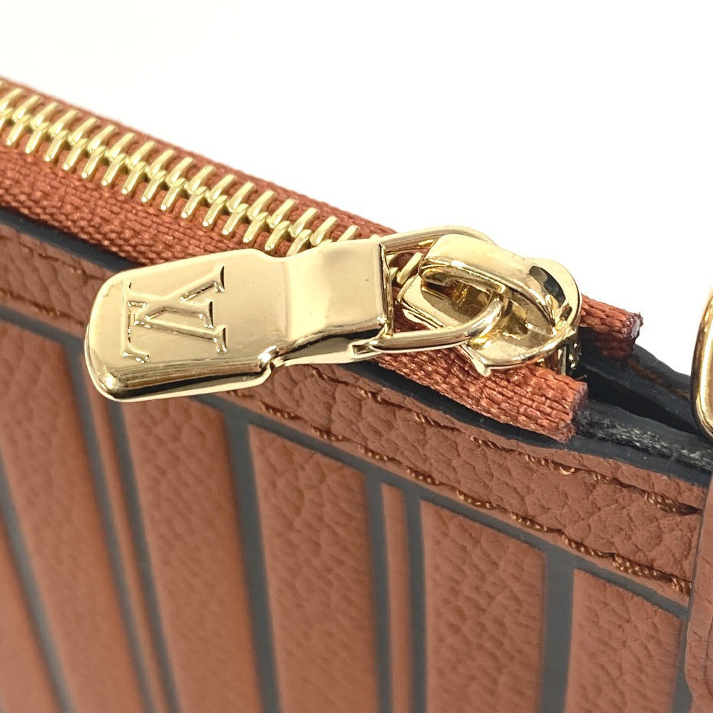 LOUIS VUITTON M12061 Monogram Neverfull Inside-Out MM Clutch Bag, Second Bag, Multi-Pouch, Pouch Only, Leather, Unisex, Tan