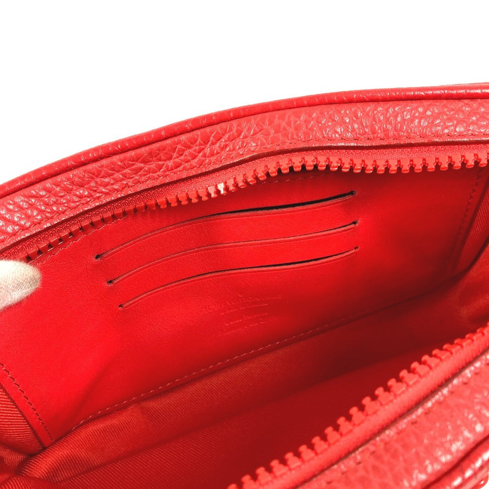 LOUIS VUITTON M53555 モノグラムアンプラント ポシェットヴォルガ チェーン カバン セカンドバッグ ストラップ付き ポーチ クラッチバッグ モノグラムアンプラントレザー ユニセックス レッド