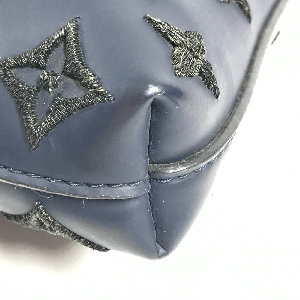 LOUIS VUITTON M93972 モノグラムラバー ロックイット ヴェルティカル ロックイットヴェルティカル トートバッグ カバン ハンドバッグ レディース ブルー