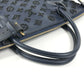 LOUIS VUITTON M93972 モノグラムラバー ロックイット ヴェルティカル ロックイットヴェルティカル トートバッグ カバン ハンドバッグ レディース ブルー