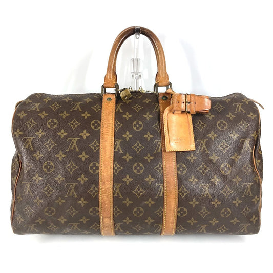 LOUIS VUITTON M41428 モノグラム キーポル45 キーポル 45 旅行バッグ トラベルバッグ カバン 旧型 ボストンバッグ モノグラムキャンバス ユニセックス ブラウン