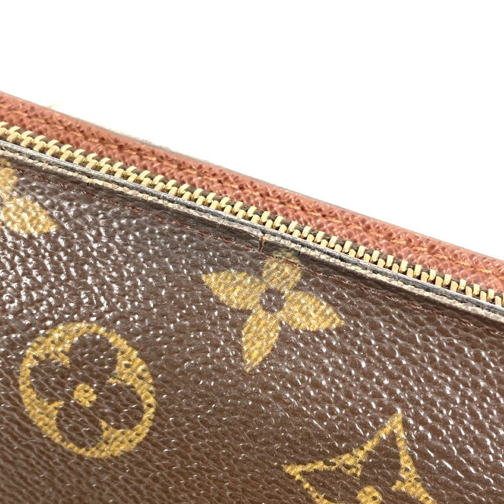LOUIS VUITTON M61729 Monogram Panda Takashi Murakami Porte Monne Zip Long Wallet Round Zipper Monogram Canvas Women's Brown