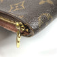 LOUIS VUITTON M61729 Monogram Panda Takashi Murakami Porte Monne Zip Long Wallet Round Zipper Monogram Canvas Women's Brown