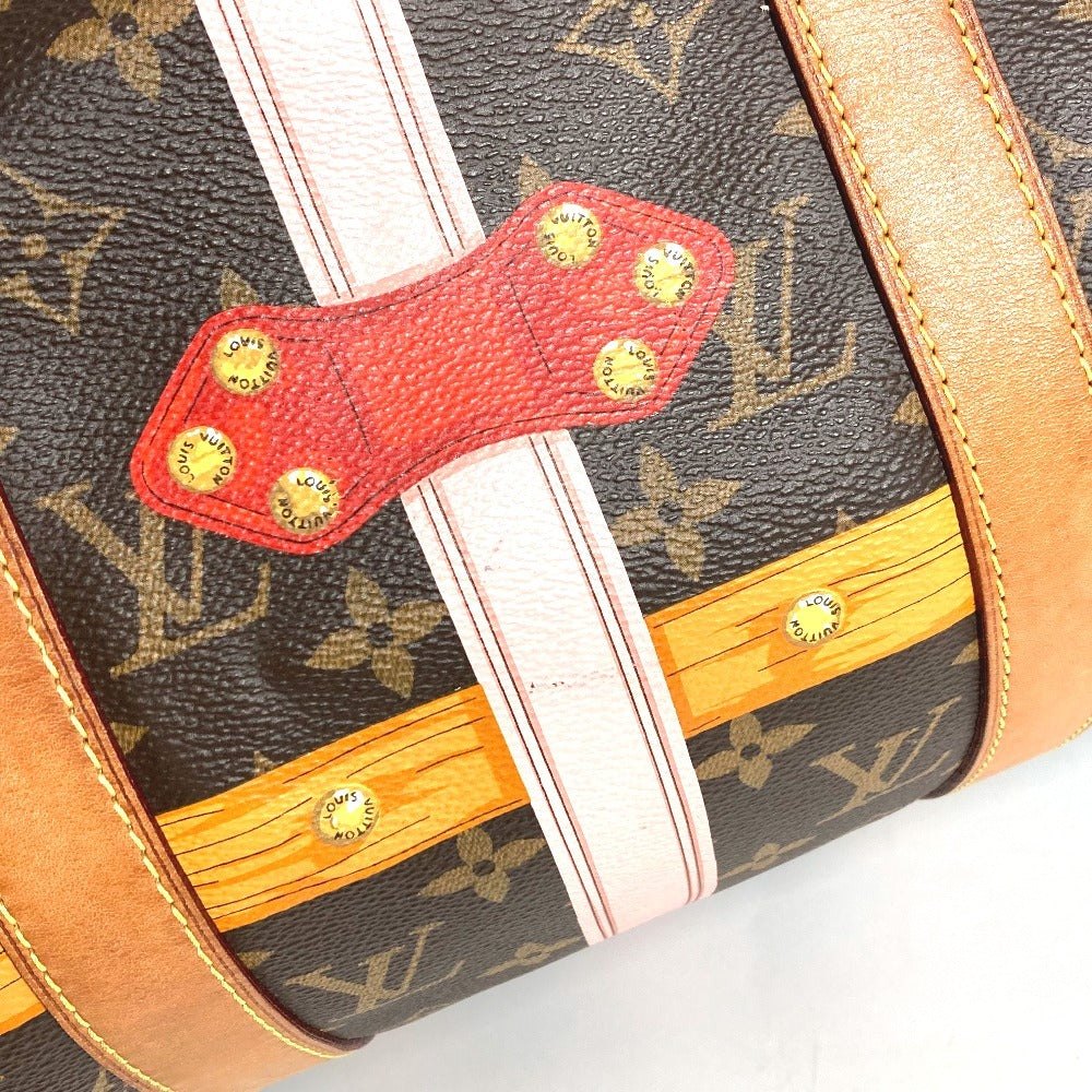 LOUIS VUITTON M43613 モノグラム サマートランク キーポル バンドリエール 50 カバン 2WAYバッグ ショルダーバッグ トラベルバッグ 旅行バッグ ボストンバッグ モノグラムキャンバス レディース ブラウン