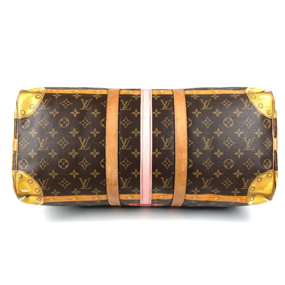 LOUIS VUITTON M43613 モノグラム サマートランク キーポル バンドリエール 50 カバン 2WAYバッグ ショルダーバッグ トラベルバッグ 旅行バッグ ボストンバッグ モノグラムキャンバス レディース ブラウン