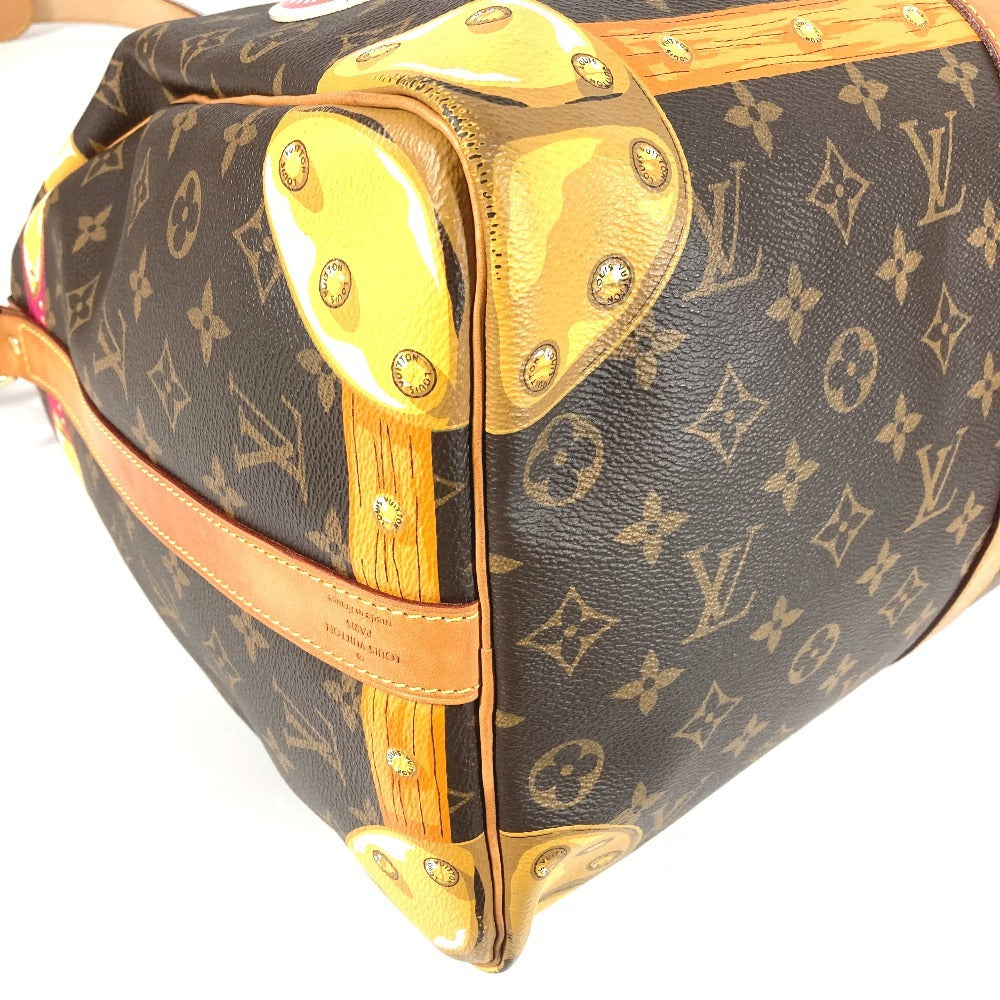LOUIS VUITTON M43613 モノグラム サマートランク キーポル バンドリエール 50 カバン 2WAYバッグ ショルダーバッグ トラベルバッグ 旅行バッグ ボストンバッグ モノグラムキャンバス レディース ブラウン