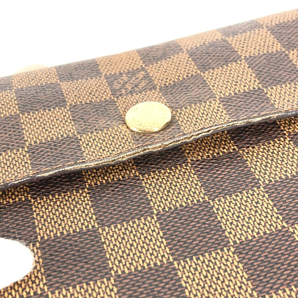 LOUIS VUITTON N45272 ダミエ ピムリコ ポシェット 斜め掛け フラップ ショルダーバッグ ダミエキャンバス ユニセックス エベヌ ブラウン