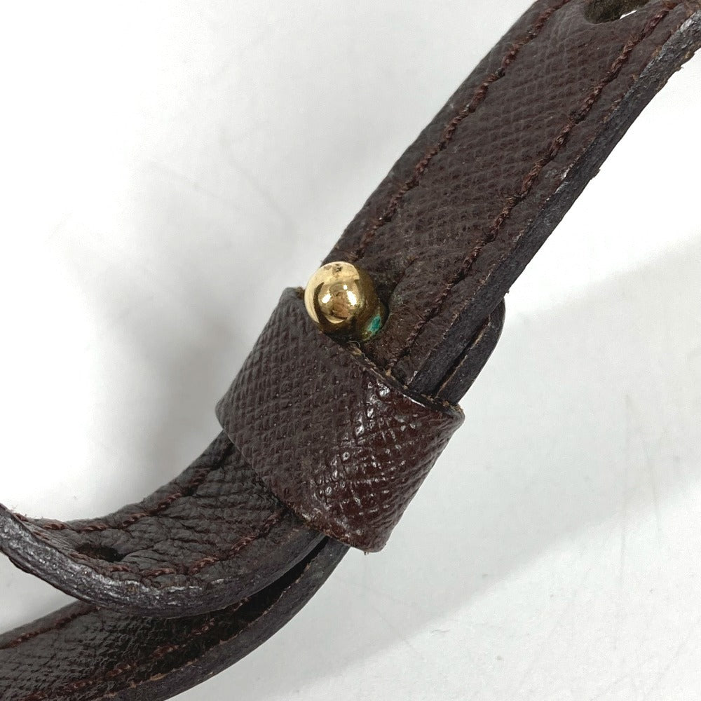 LOUIS VUITTON N45272 ダミエ ピムリコ ポシェット 斜め掛け フラップ ショルダーバッグ ダミエキャンバス ユニセックス エベヌ ブラウン