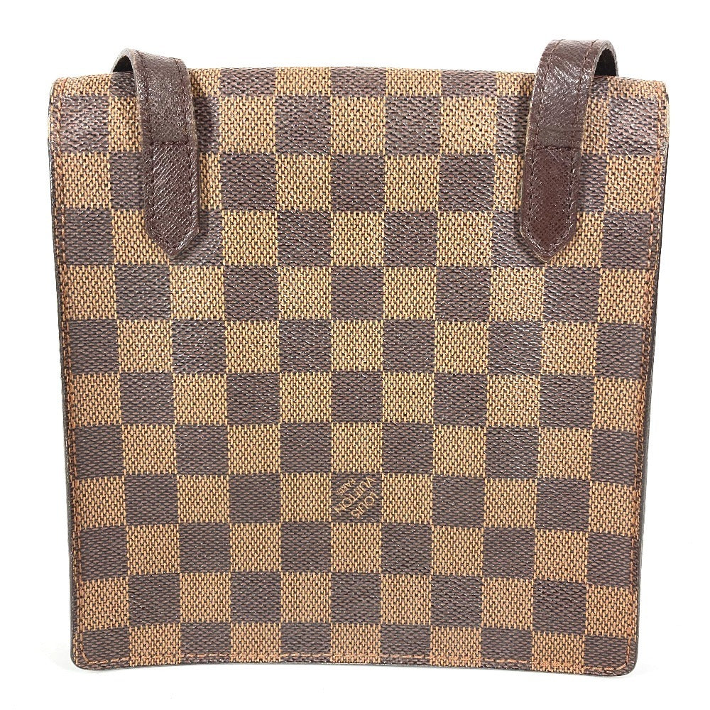 LOUIS VUITTON N45272 ダミエ ピムリコ ポシェット 斜め掛け フラップ ショルダーバッグ ダミエキャンバス ユニセックス エベヌ ブラウン