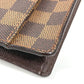 LOUIS VUITTON N45272 ダミエ ピムリコ ポシェット 斜め掛け フラップ ショルダーバッグ ダミエキャンバス ユニセックス エベヌ ブラウン