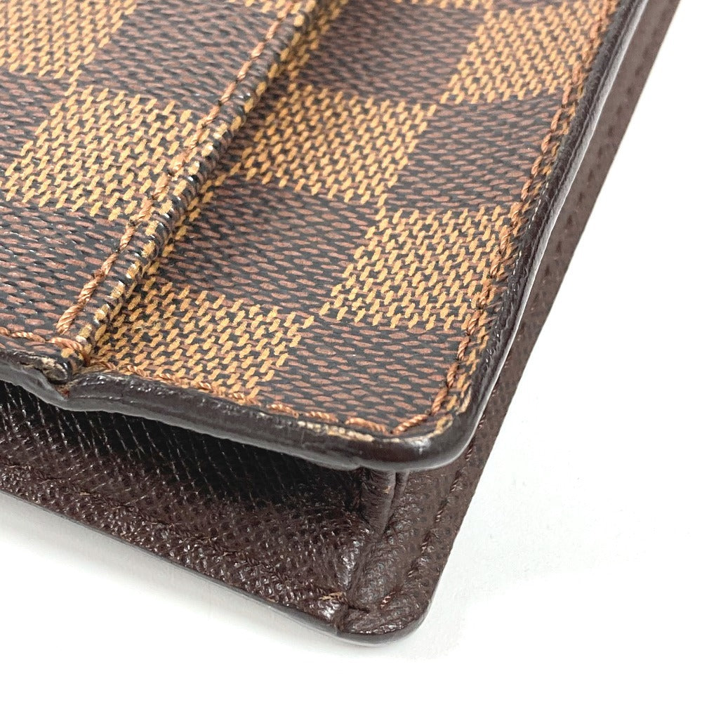 LOUIS VUITTON N45272 ダミエ ピムリコ ポシェット 斜め掛け フラップ ショルダーバッグ ダミエキャンバス ユニセックス エベヌ ブラウン