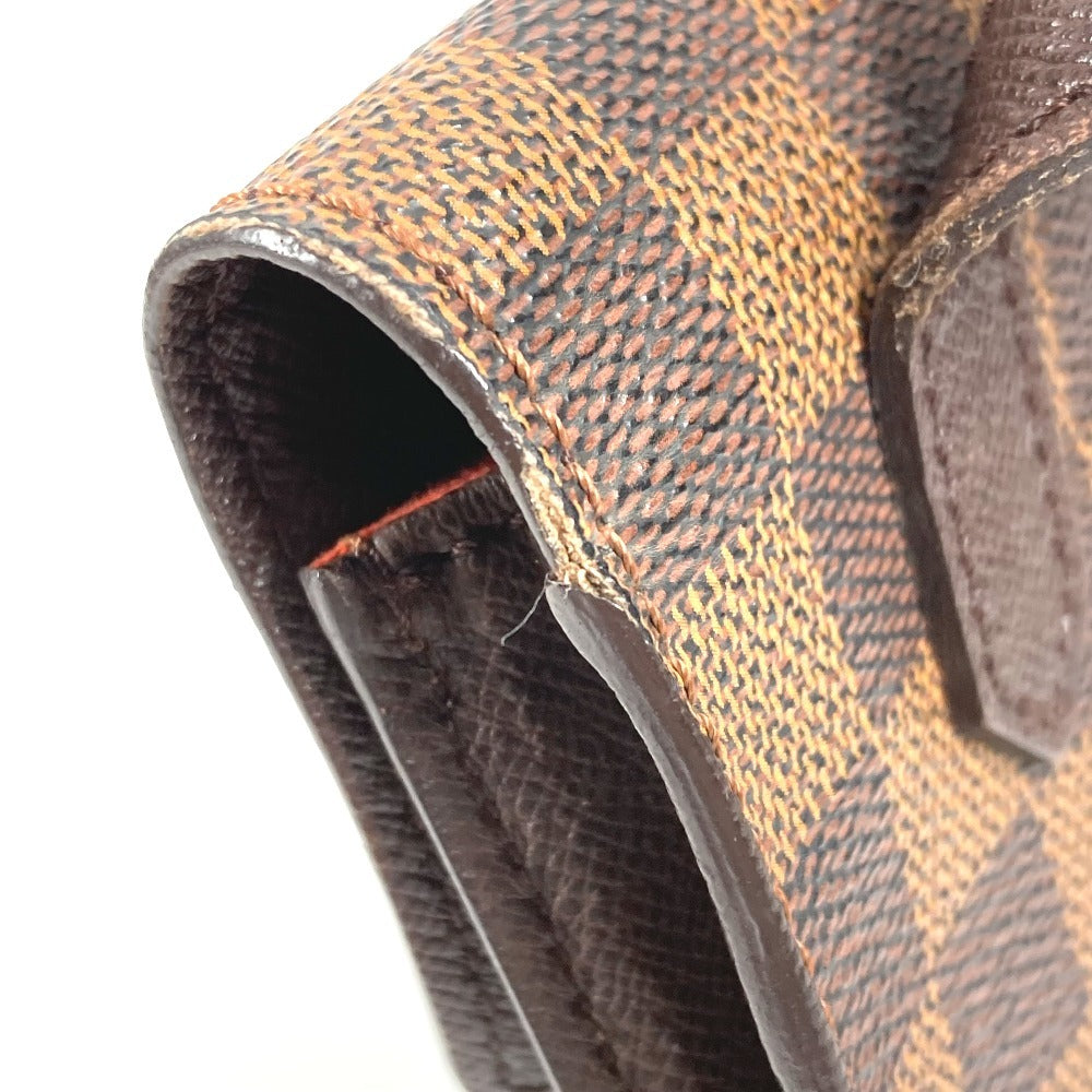 LOUIS VUITTON N45272 ダミエ ピムリコ ポシェット 斜め掛け フラップ ショルダーバッグ ダミエキャンバス ユニセックス エベヌ ブラウン