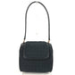 BVLGARI ブルガリブルガリ ロゴ カバン フラップ ドラム型 ショルダーバッグ 肩掛け ハンドバッグ レザー/キャンバス レディース ブラック