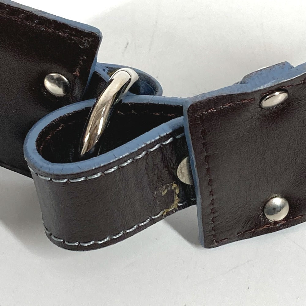 LOEWE アナグラム ロゴ ウエストバッグ クロス ショルダーバッグ ベルトバッグ ボディバッグ PVC/レザー ユニセックス ブルー