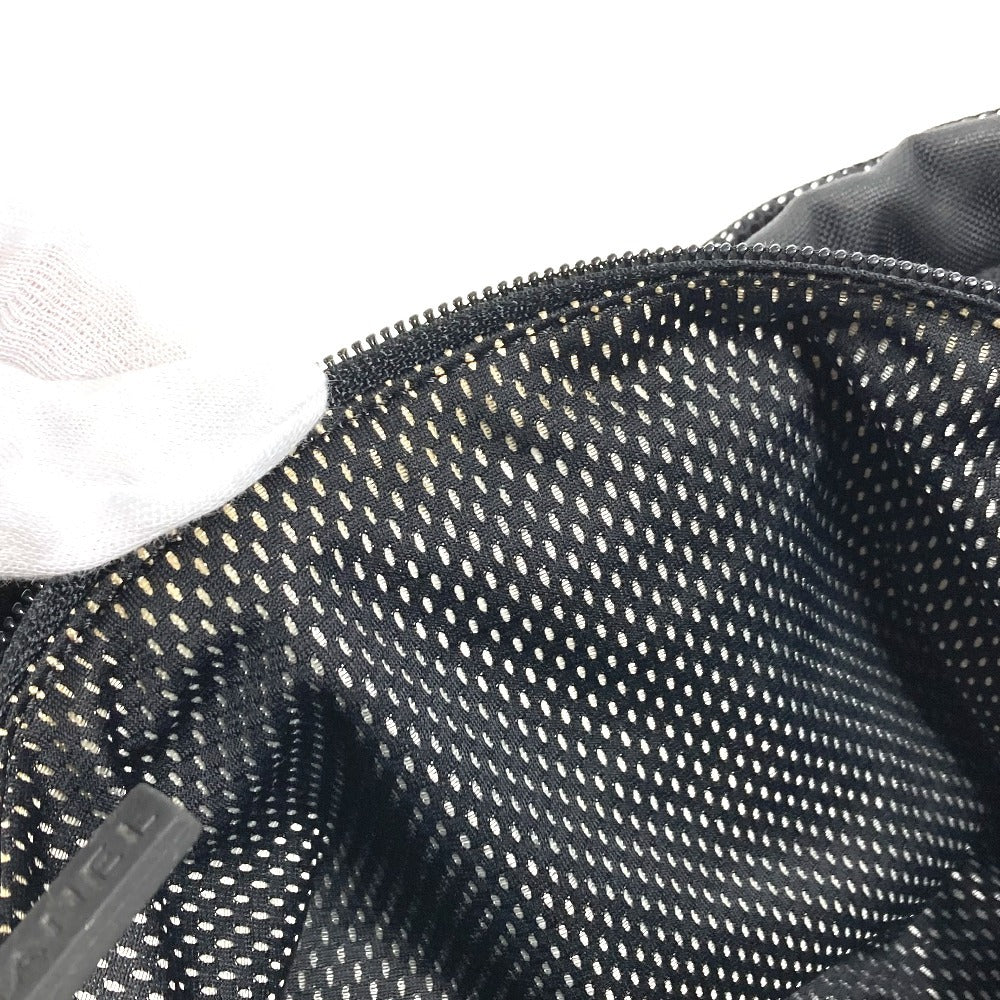 CHANEL Sport CC Coco Mark Logo Messenger Bag, Crossbody Bag, Flap Shoulder Bag, Coated Canvas, Women's, Black
