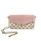 LOUIS VUITTON N60235 Damier Azur Pochette Felicie GM Chain Wallet Long Wallet Shoulder Bag Damier Azur Canvas Women's White